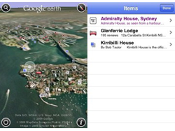 iPhone's Google Earth updated to version 2.0