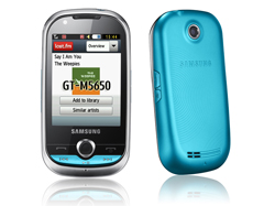 Musically inclined Samsung M5650 Lindy goes official