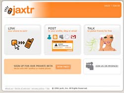Free International SMS service by Jaxtr